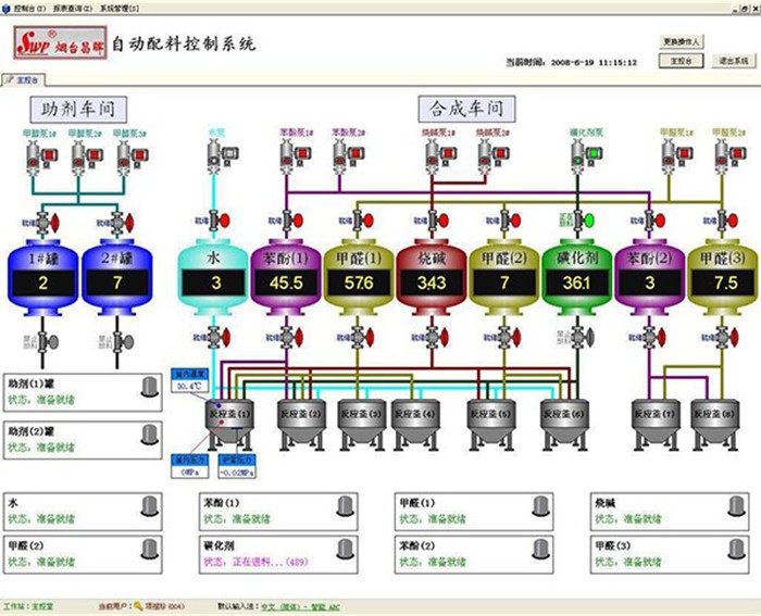 威海自动化配料控制系统